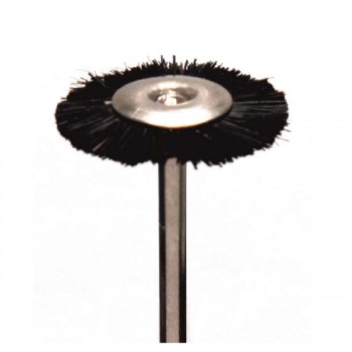 картинка Щётка MSHH68B на дискодержателе, черная, жесткая, (d=18мм), Sheshan Songjiang Brush 