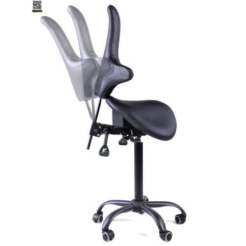 картинка Кресло-седло со спинкой Гравитонус ИЗиСоло Бек  Gravitonus EZSolo Back, Gravitonus (1шт) 