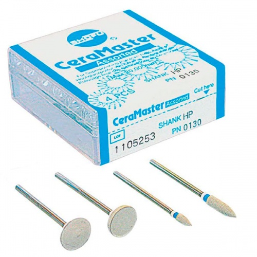 картинка Силиконовые полиры для керамики CeraMaster Assortment (HP) (4 шт.), Shofu 