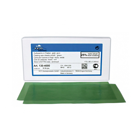 картинка Воск литейный гладкий (15шт), Yeti 