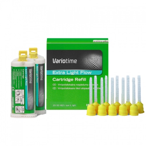 картинка Вариотайм Экстра Лайт Флоу - Variotime Extra Light Flow, Heraeus Kulzer (2х50мл) 
