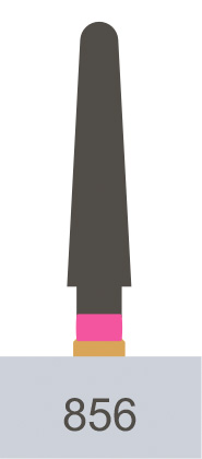 картинка Боры алмазные Predator Zirconia PZ856-022 FG (5 шт.), Prima Dental Group 