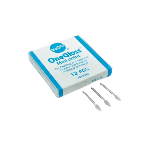 картинка Силиконовые полиры ВанГлосс Эм Минипоинт - OneGloss M Refill Minipoint, 0186, (12шт), Shofu 