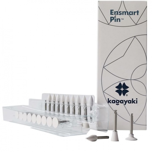 картинка Полиры Энсмарт Пин белые (грубая 125 μ) - Ensmart Pin, металл, Kagayaki 