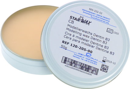 картинка Моделировочный воск StarWax CB, дентин В3, 120-205-00 (50г), Dentaurum 