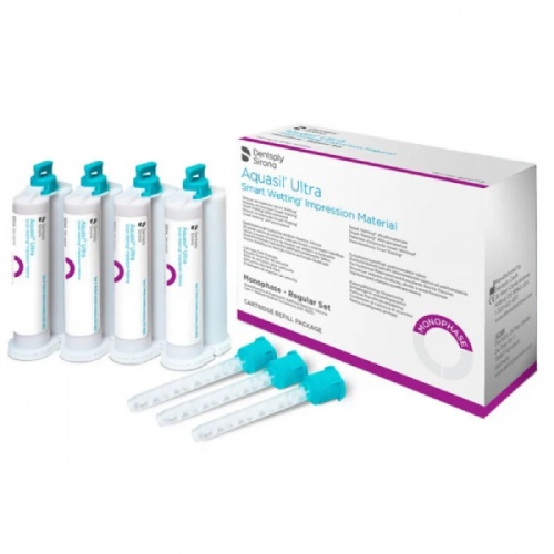 картинка Аквасил Ультра Монофаз - Aquasil Ultra Monophase, Regular Set (4х50мл), Dentsply Sirona 