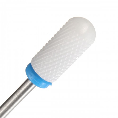 картинка Фреза керамическая, цилиндр закругленный, d=6,5мм (абразивность средняя), ATRI (1шт) 