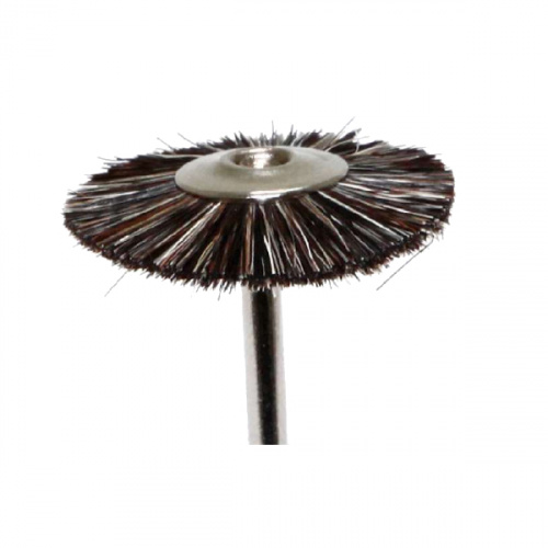 картинка Щётка MSHS78G на дискодержателе, серая, мягкая, (d=22мм), Sheshan Songjiang Brush 