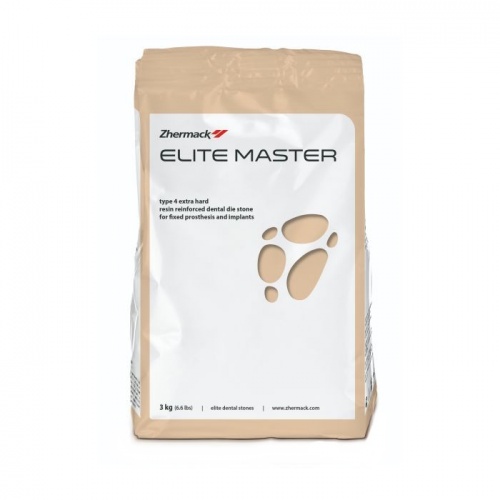 картинка Гипс 4-го класса Элит Мастер - Elite Master, песочно-коричневый, Zhermack (3кг) 