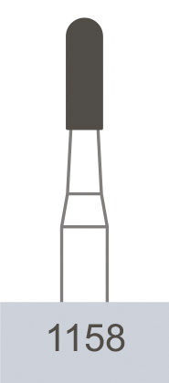 картинка Бор ТВС оперативный 1158 FG (10 шт.), Prima Dental Group 