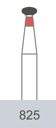 картинка Бор алмазный 825-016 F, WR-31F линзовидный (5 шт.), Prima Dental Group 