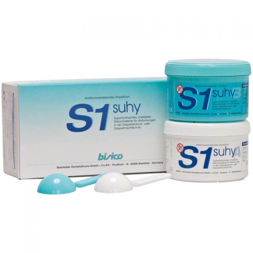 картинка Эс 1 сухи 01090(Софт Супергидрофил) - S1 suhy (soft superhydrophil, Bisico (2 х 300мл) 