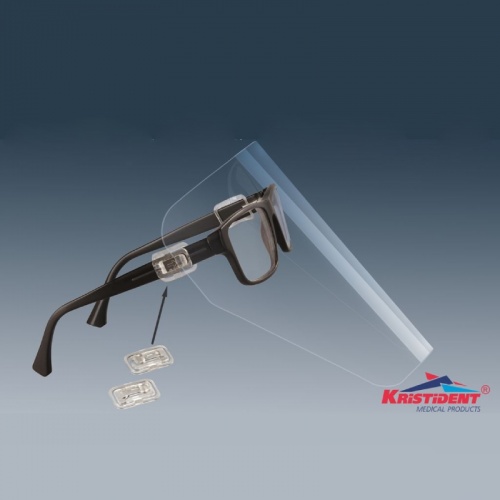 картинка Экран защитный (Классик Специальный) с клипонами для фиксации к коррегирующим очкам, Кристидент 