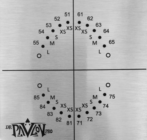 картинка Шаблон для коффердама детский, модель DP2 (1шт) 