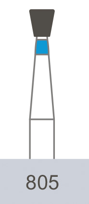 картинка Бор алмазный 805-016 M, SI-48M обратный конус (5 шт.), Prima Dental Group 