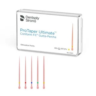 картинка Гуттаперчевые штифты ProTaper Ultimate Conform Fit (60шт), Dentsply Sirona 