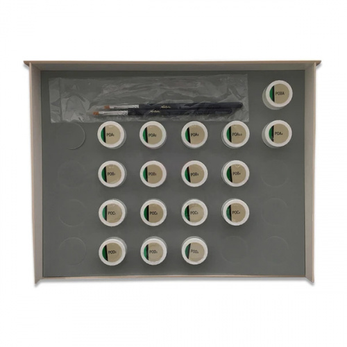 картинка Набор пастообразного опака Noritake Paste Opaque Basic Kit (16х6г+6г), Kuraray 