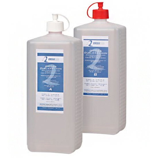 картинка Омега дублирующий силикон Дубсил 12 - Omega Dubliersilikon, Dubsil 12, белый, 16100, Omegatech (2х1 кг) 