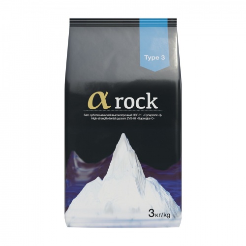 картинка Супергипс Альфа Рок тип III, 3 кг, Целит 