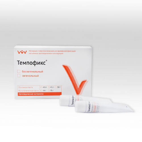 картинка Темпофикс безэвгенольный, Владмива (50г+15г) 