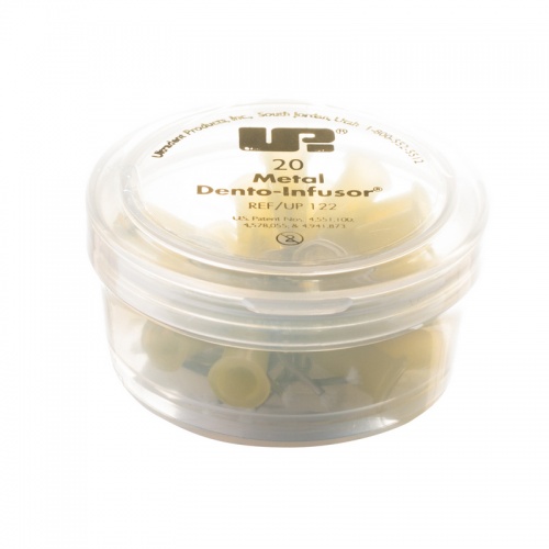 картинка UL122 Насадка-аппликатор Metal Dento Infusor -Tips (20шт), Ultradent 
