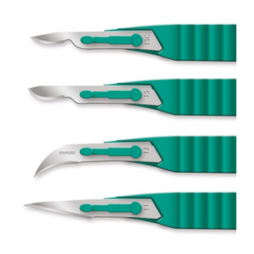 картинка Скальпель с пластмассовой ручкой, Apexmed 