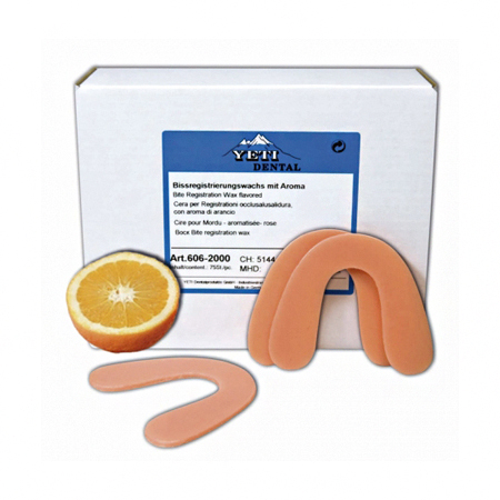 картинка Воск для регистрации прикуса, анатомической формы, 606-2000, Yeti (75шт) 