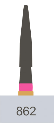 картинка Боры алмазные Predator Zirconia PZ862-014 FG (5 шт.), Prima Dental Group 