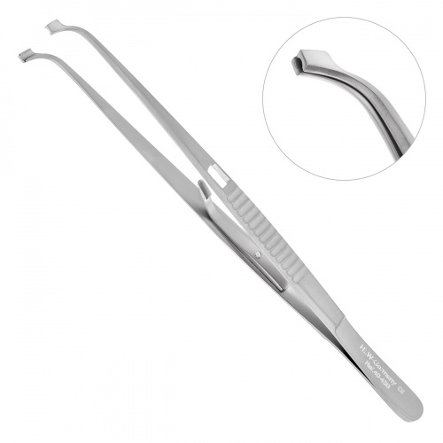 картинка 40-43B Пинцет для имплантации титановый, 16 см, HLW Dental 