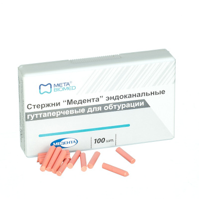 картинка Гуттаперчевые стержни для "E&Q" Gutta Bars, Meta Biomed (100 шт) 