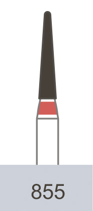 картинка Бор алмазный MR 855-013 F, CD-59F (5 шт.), Prima Dental Group 