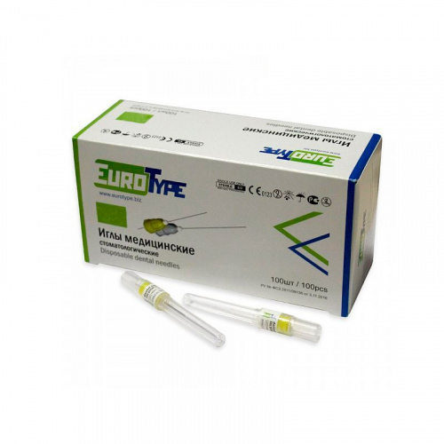 картинка Иглы карпульные (30G), EuroType 