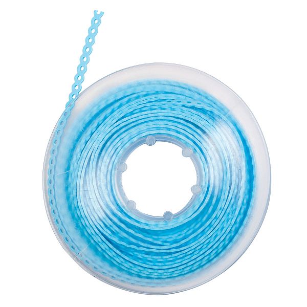 картинка Цепочка Elastolink эластичная, нежно-голубая, в катушке 4,5 м, Lancer 