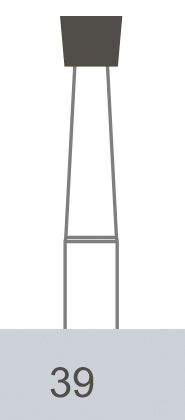 картинка Бор ТВС оперативный 39 FG, обратный конус (10 шт.), Prima Dental Group 