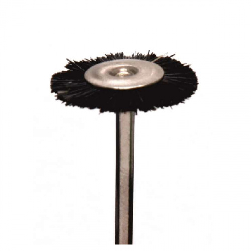 картинка Щётка MSHH1116B на дискодержателе, черная, жесткая, (d=15мм), Sheshan Songjiang Brush 