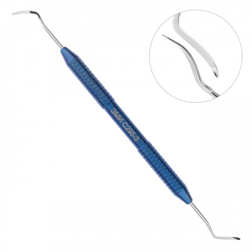 картинка Гладилка изогнутая, тонкая, медиальная правая-левая (1шт), ЭМИ 