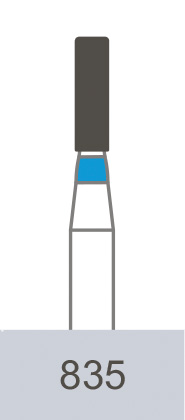 картинка Бор алмазный 835-012 M (5 шт.), Prima Dental Group 