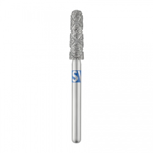 картинка Бор алмазный серия TDA FG 856/024 M 123, цилиндр с закругленным концом (5шт), SS White 