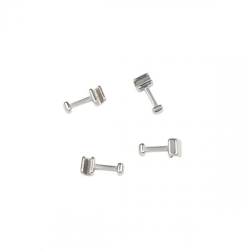 картинка Стопор трехстеночный зажимной с прямым шаровидным крючком 3.0 мм, ORJ (шт) 