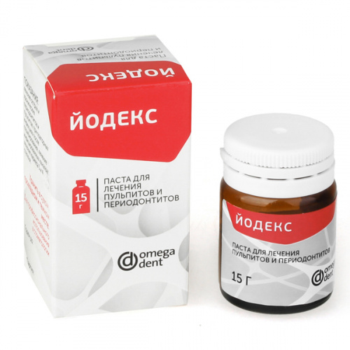 картинка Йодекс, Omegadent (15г) 