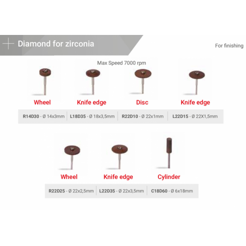 картинка Полир на держателе "Diacut", Reddish Stone 