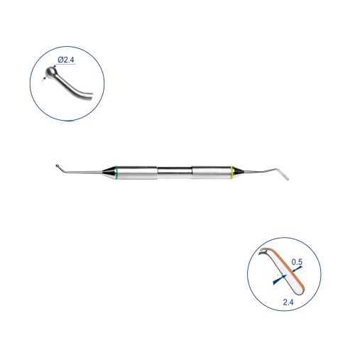 картинка Штопфер шарообразный - гладилка (ручка нержавеющая сталь), ТОР ВМ (1шт) 