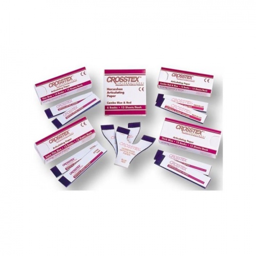 картинка Артикуляционная бумага 100 мкм, Crosstex 