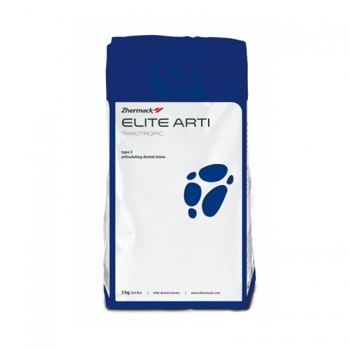 картинка Гипс 3-го класса Элит Арти - Elite Arti, Zhermack (3кг) 