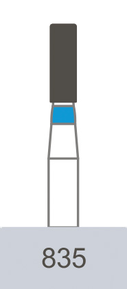 картинка Бор алмазный 835-014 M (5 шт.), Prima Dental Group 