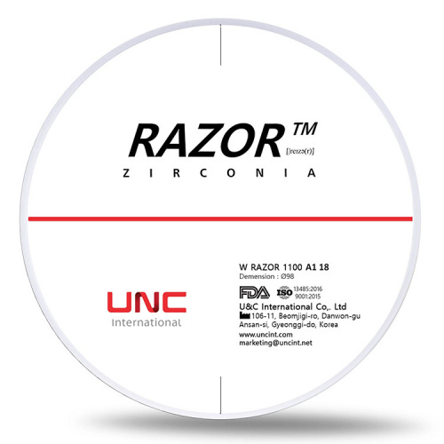 картинка Циркониевые диски Разор 1100 - Razor 1100 (98x18мм), UNC Inc 