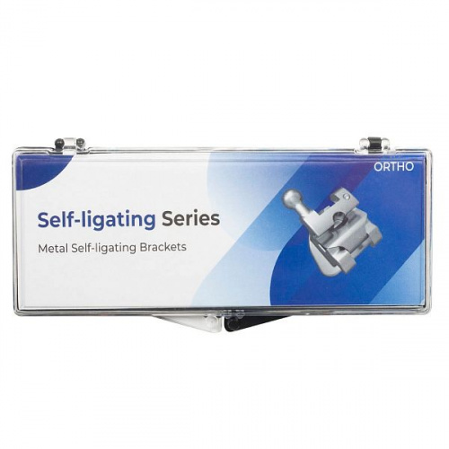 картинка Набор брекетов Self-Ligating металлических .022 ROTH с крючком, ORJ (20шт) 