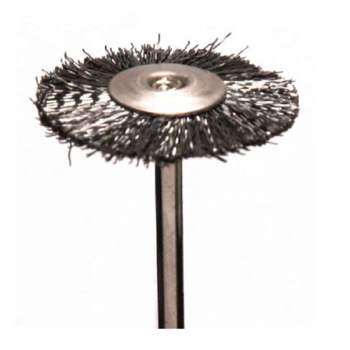 картинка Щётка MSHD78C на дискодержателе, металлическая, серебристая (d=22мм), Sheshan Songjiang Brush 