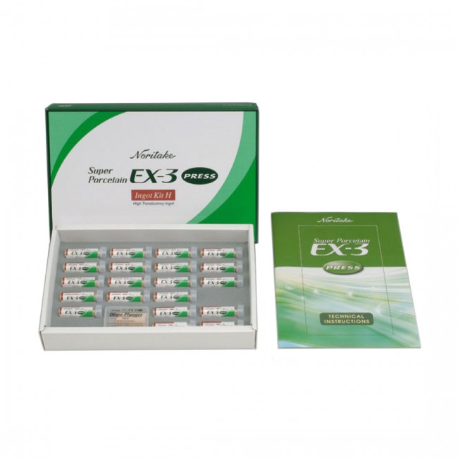 картинка Набор заготовок для прессования высокой прозрачности EX-3 Press INGOT H-KIT, Kuraray (20х10гр) 