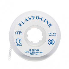 картинка Цепочка Elastolink эластичная прозрачная в катушке 4,5 м, Lancer 